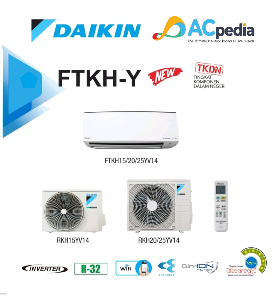 Daikin AC Single Splitwall STKH20YV