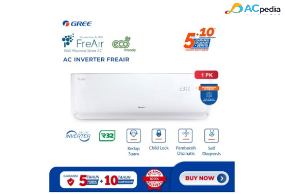 Gree AC Wall Mounted Split Inverter Freair Series 1 PK - GWC-09FREAIR